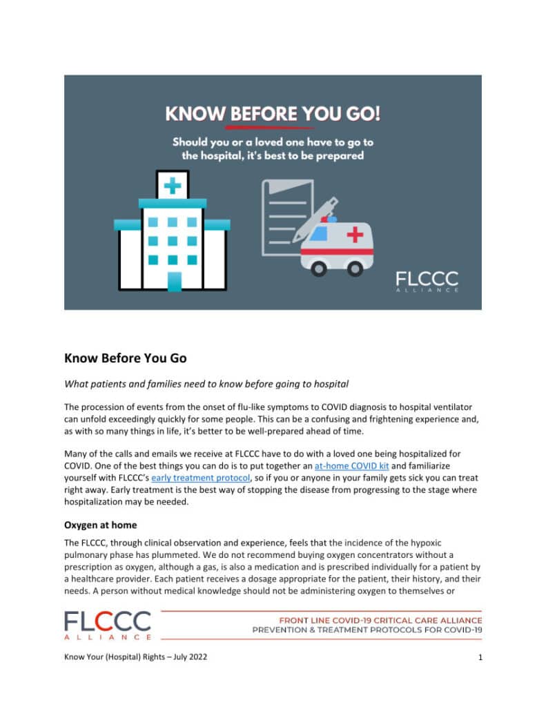 FLCCC Hospital Guide Preview