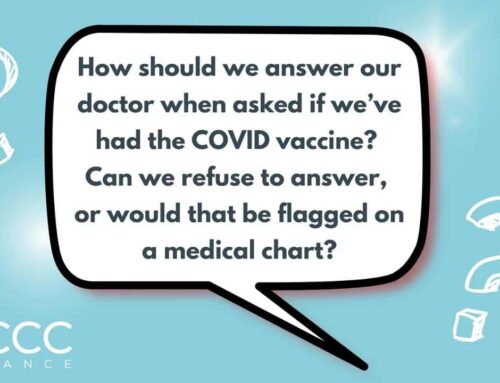 How Should we Answer our Doctor when Asked if we’ve had the COVID Vaccine?