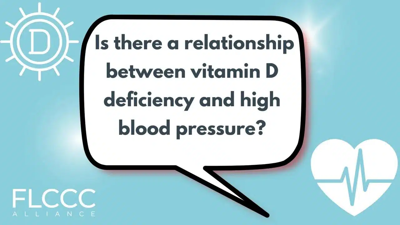 Is there a relationship between vitamin D deficiency and high blood pressure?