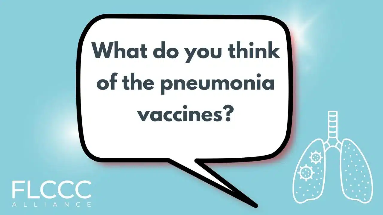 What Do You Think of the Pneumonia Vaccines? thumbnail