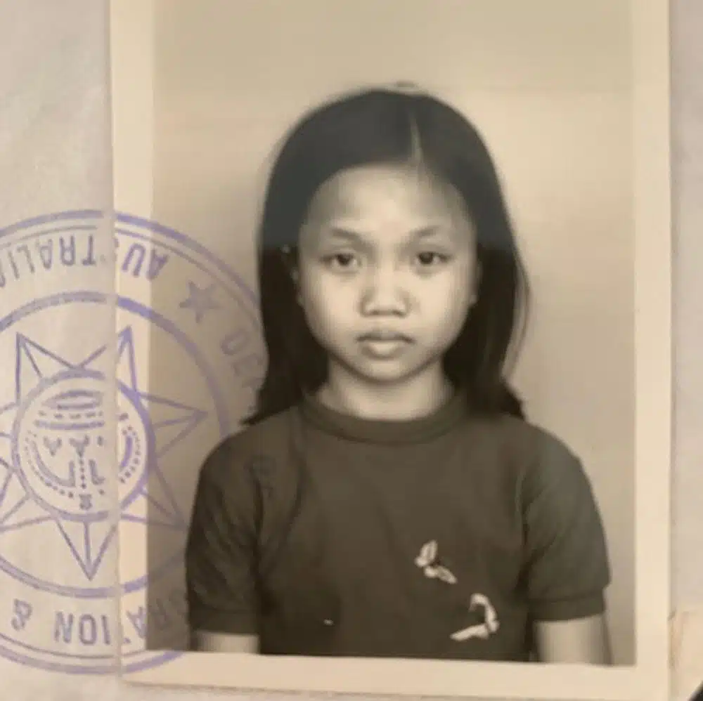 My Le Trinh as a child. (Image: Supplied)