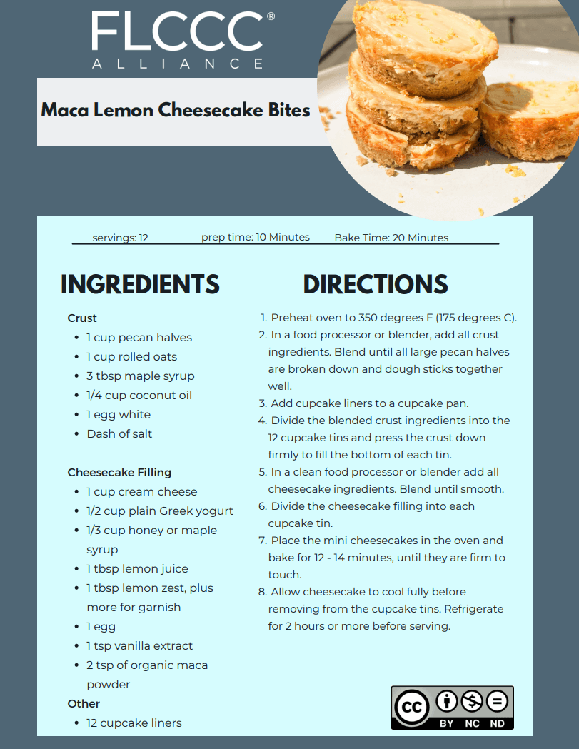 Maca Lemon Cheesecake Bites PDF
