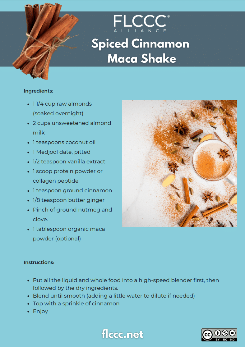 Spiced Cinnamon Maca Shake PDF