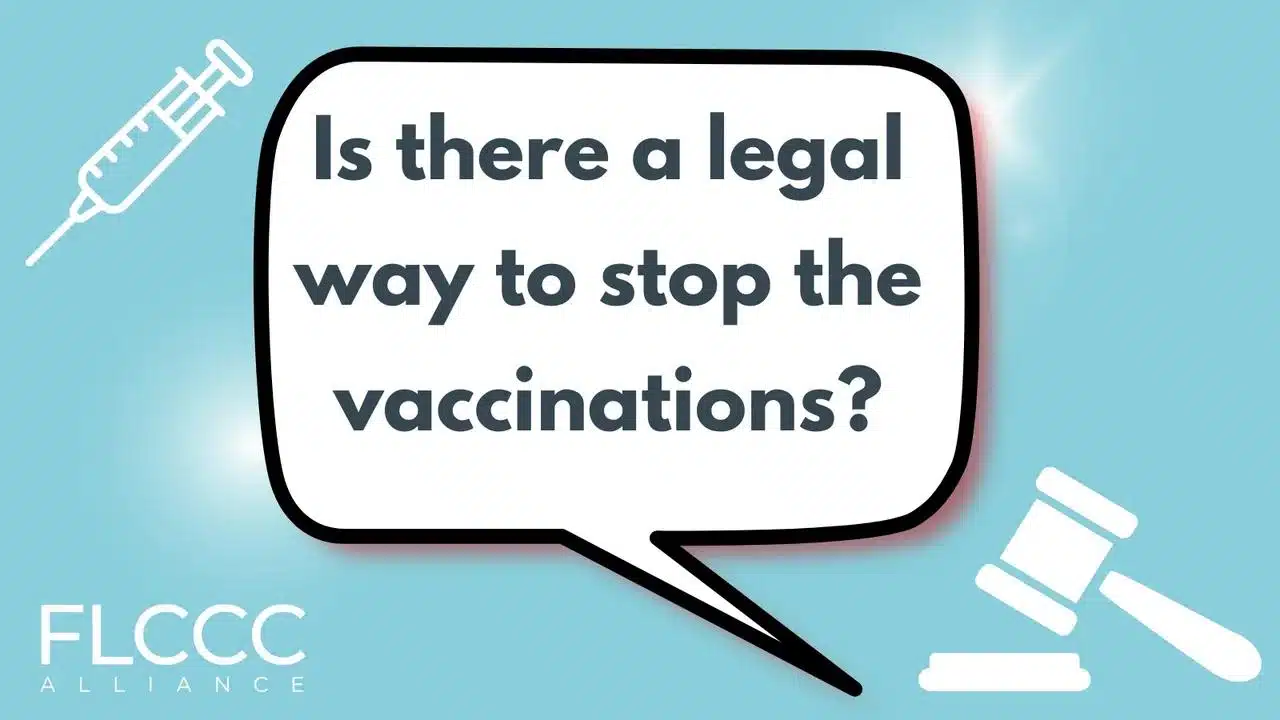 Is there a legal way to stop the vaccinations?