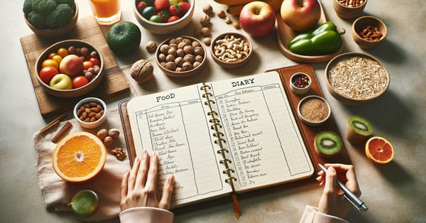 Create a food diary to track your low-histamine diet