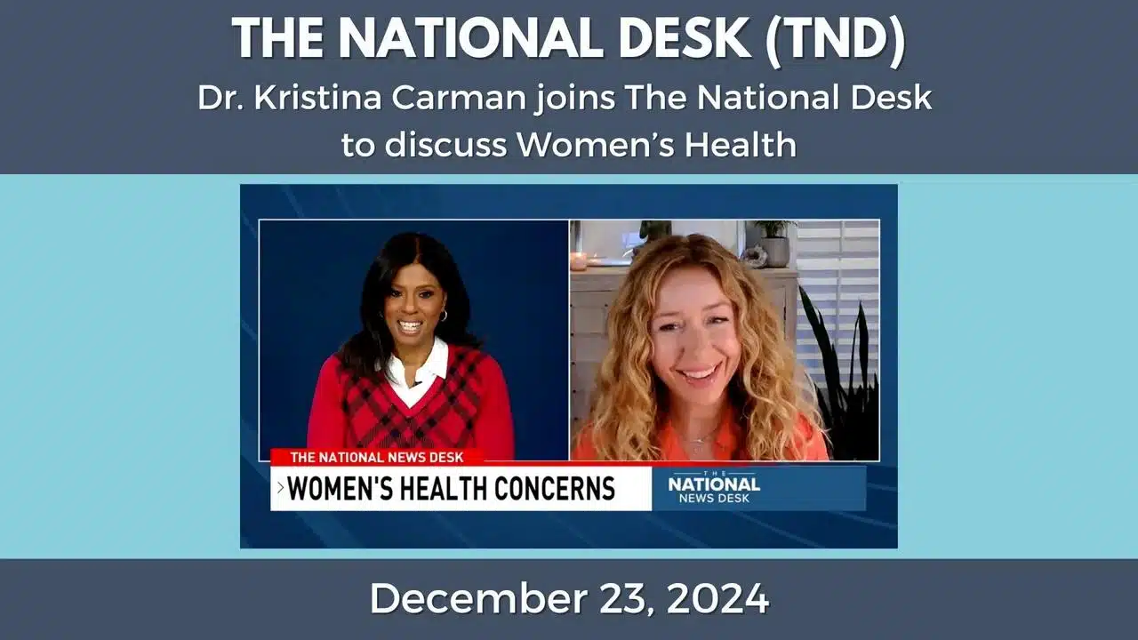 Dr. Kristina Carman Joins The National Desk